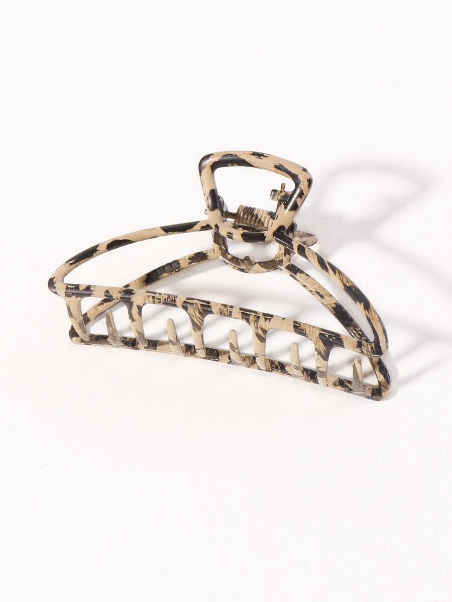 豹紋圖案髮爪 - 彩色 - 查看 1