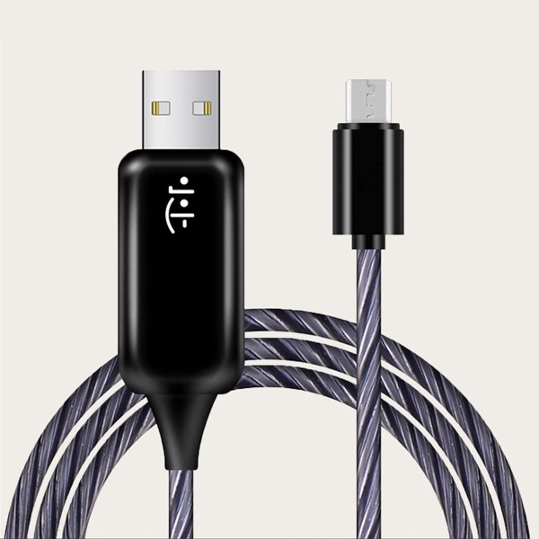 

Luminous Phone Data Cable, Light grey