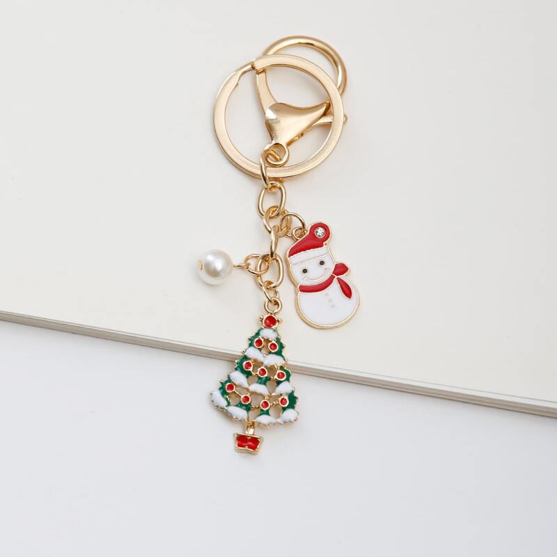 

Christmas Tree Pendant Keychain, Multicolor