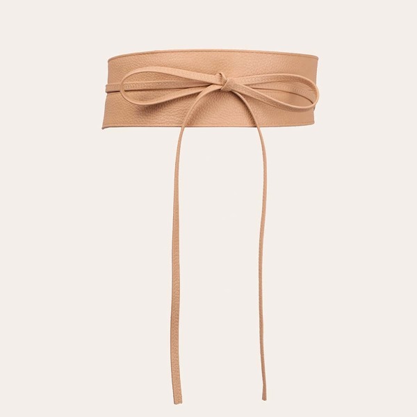 

Plus Lace-up Corset Belt, Khaki