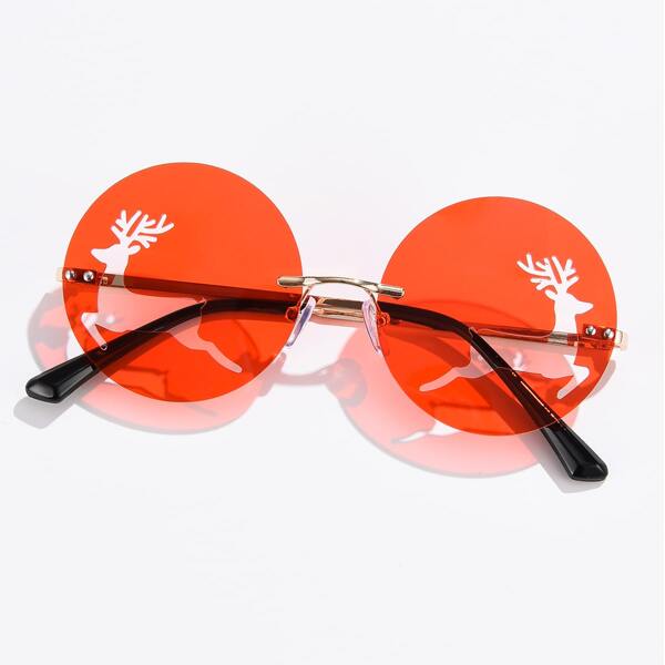 

Hollow Out Christmas Deer Sunglasses