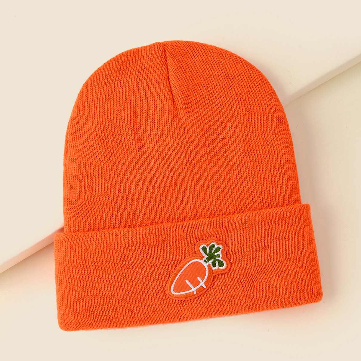 Image of Carrot Pattern Beanie