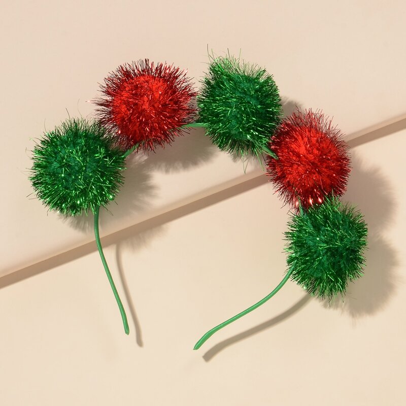 

Christmas Tinsel Hair Hoop, Multicolor