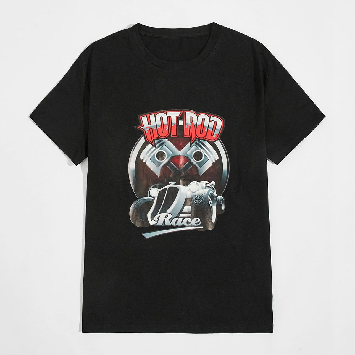 

Guys Letter Car Graphic Tee, Black