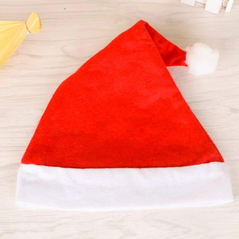 

3pcs Christmas Hat, Red