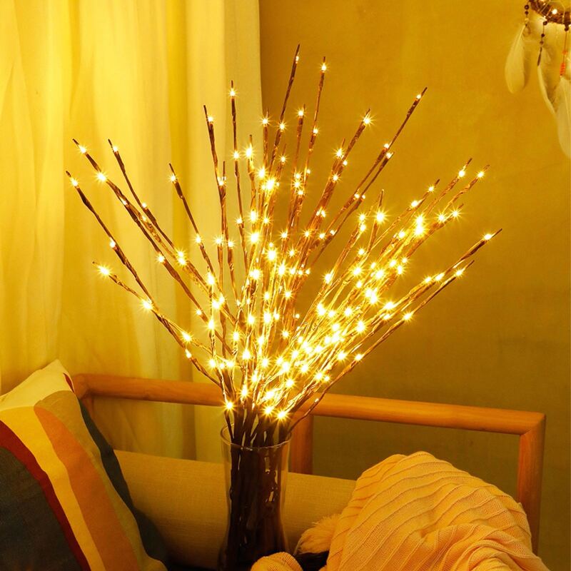 

1pc Branch Design Light, Yellow