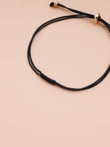 极简主义编织脚链