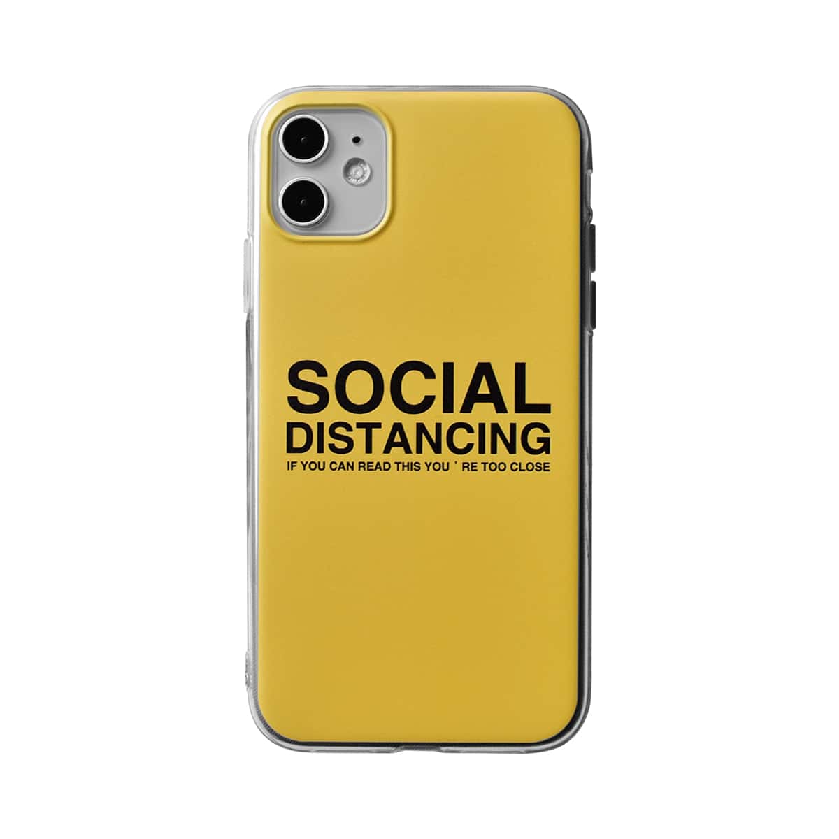 

1pc Letter Graphic iPhone Case, Yellow
