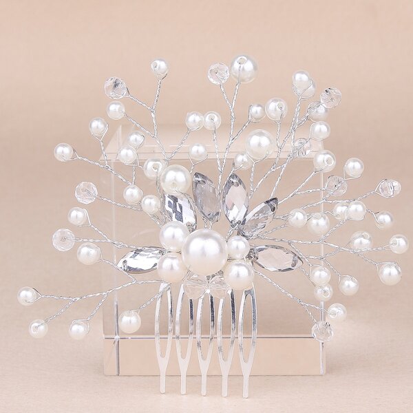 

Faux Pearl Hair Pin, White