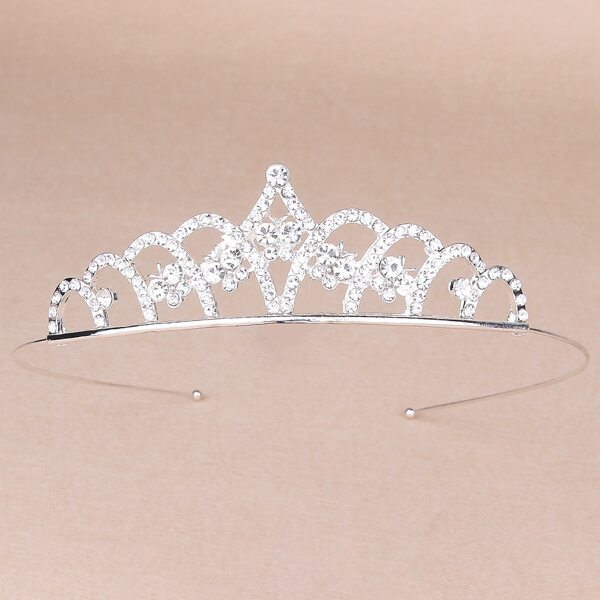 

Rhinestone Hair Hoop, Silver
