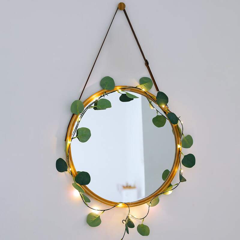 

1pc Artificial Vine String Light With 20pcs Bulb, Yellow