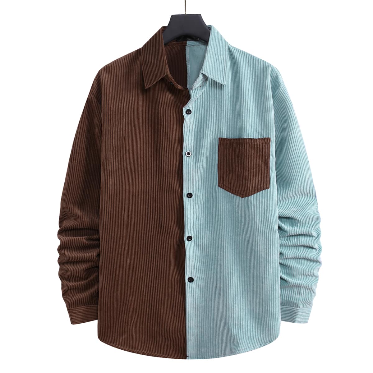 

Guys Two Tone Corduroy Shirt, Multicolor