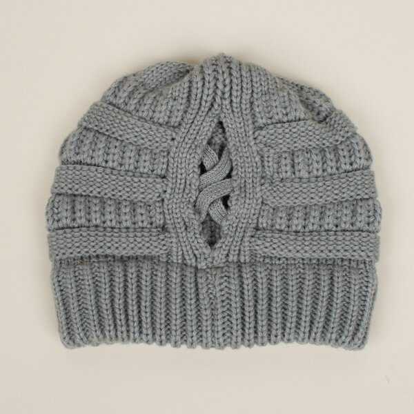 

Simple Plain Beanie, Light grey