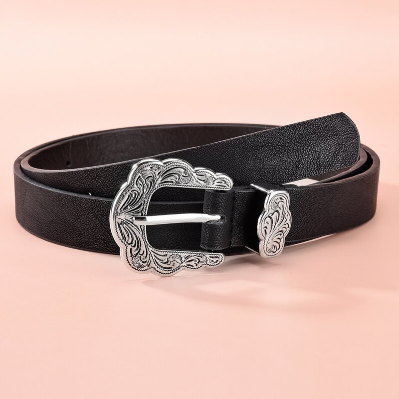 

Western Buckle Belt, Black