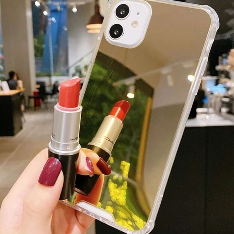 

Mirror iPhone Case, Gold