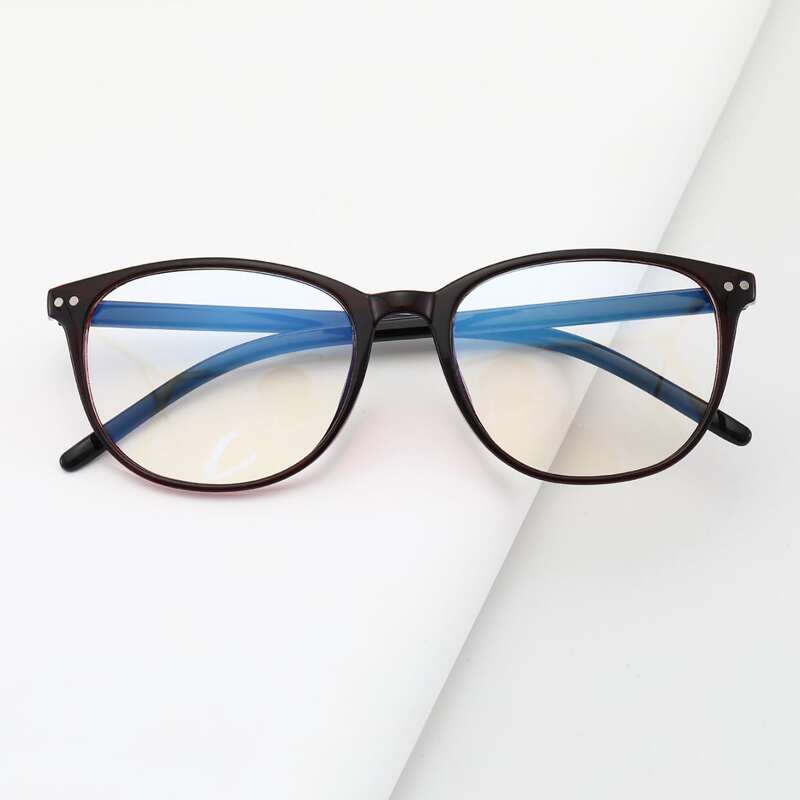 

Studded Decor Acrylic Frame Glasses