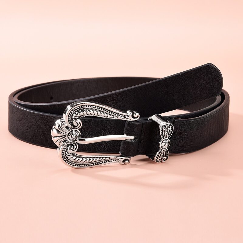 

Western Buckle Belt, Black