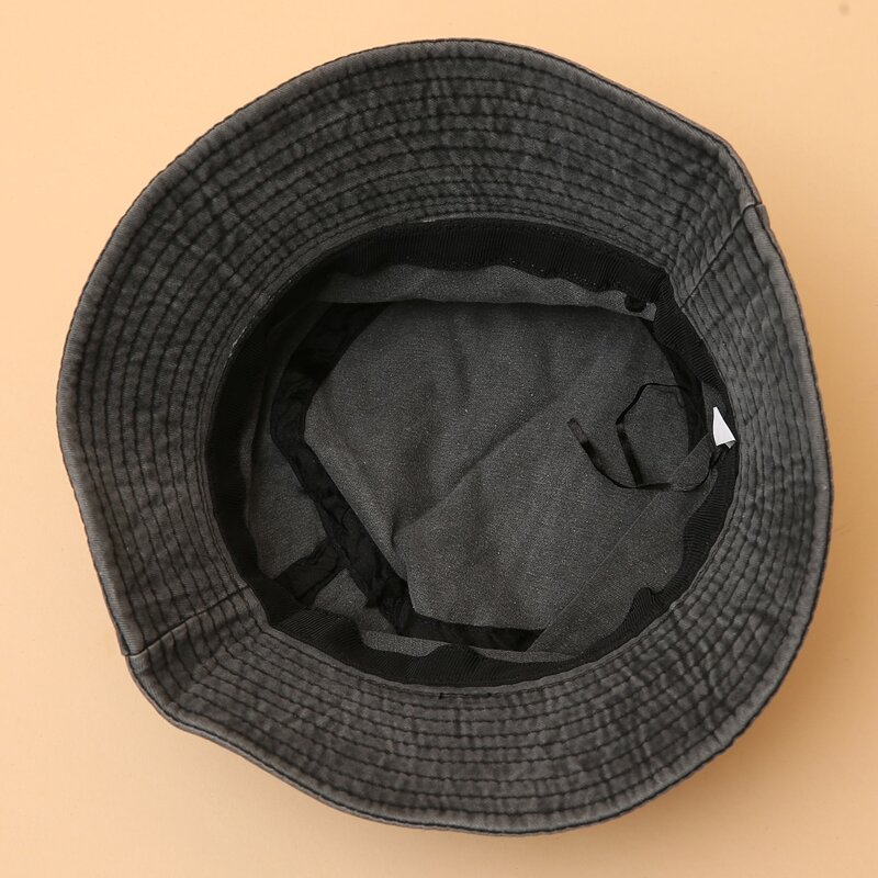 

Simple Plain Bucket Hat, Dark grey