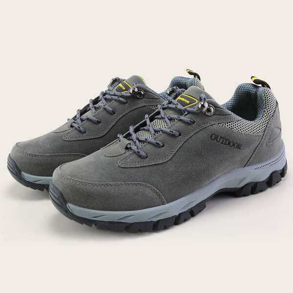 

Men Lace-up Front Sneakers, Dark grey