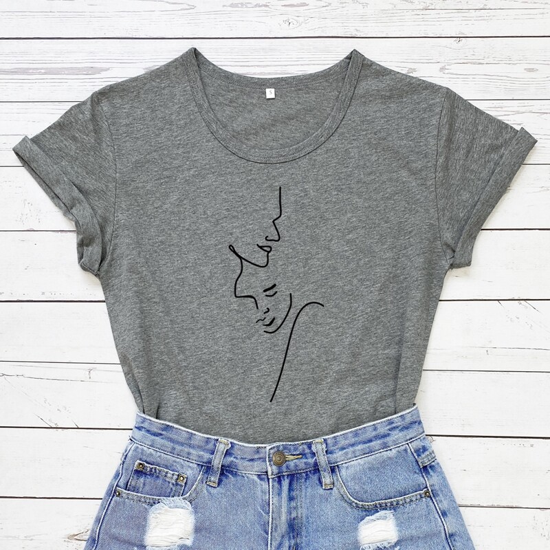 

Figure Graphic Tee, Grey