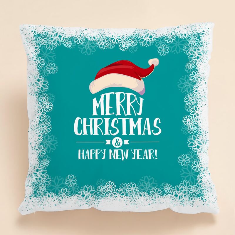 

Christmas Snowflake Cushion Cover Without Filler, Multicolor