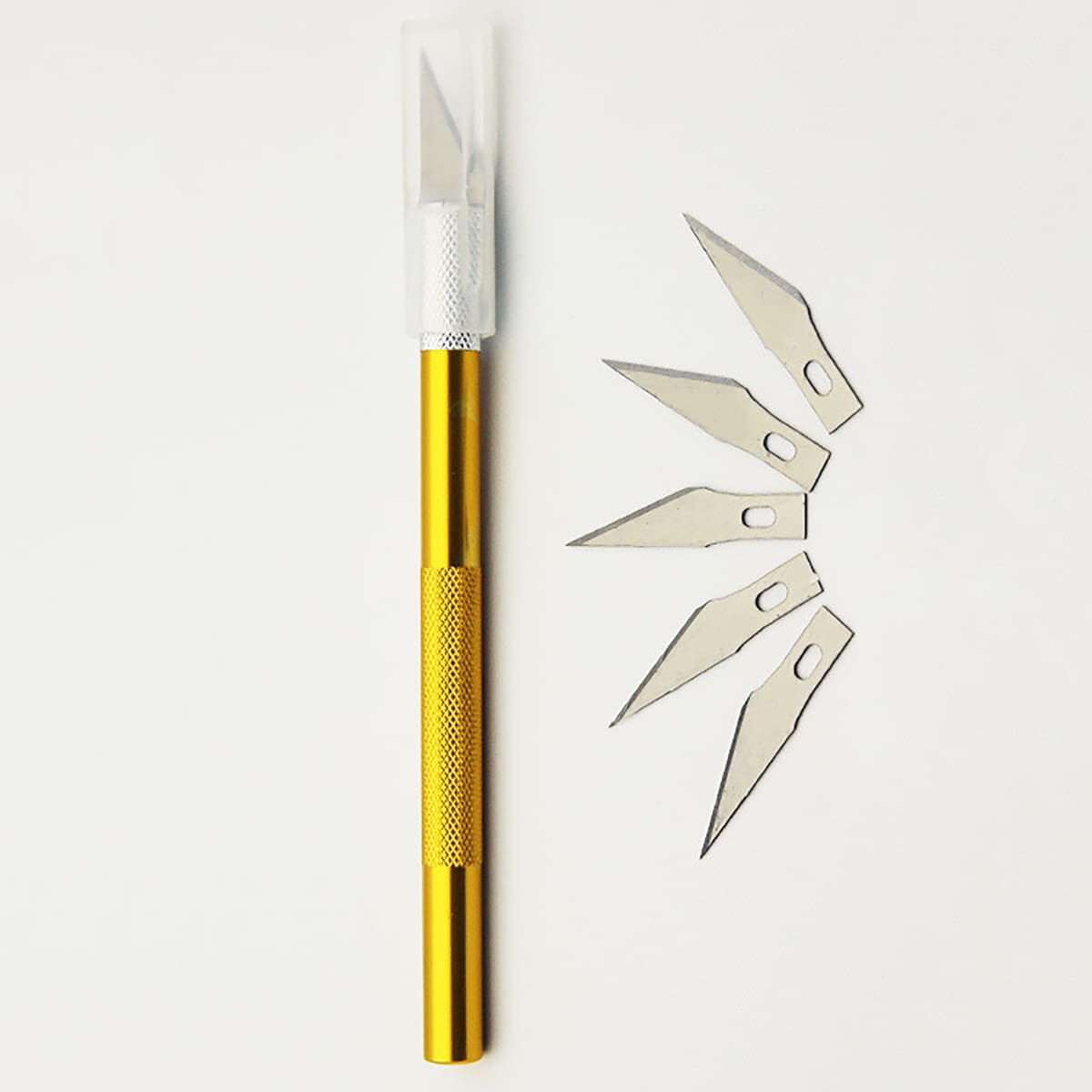 

1pc Carving Knife & 6pcs Blade, Yellow