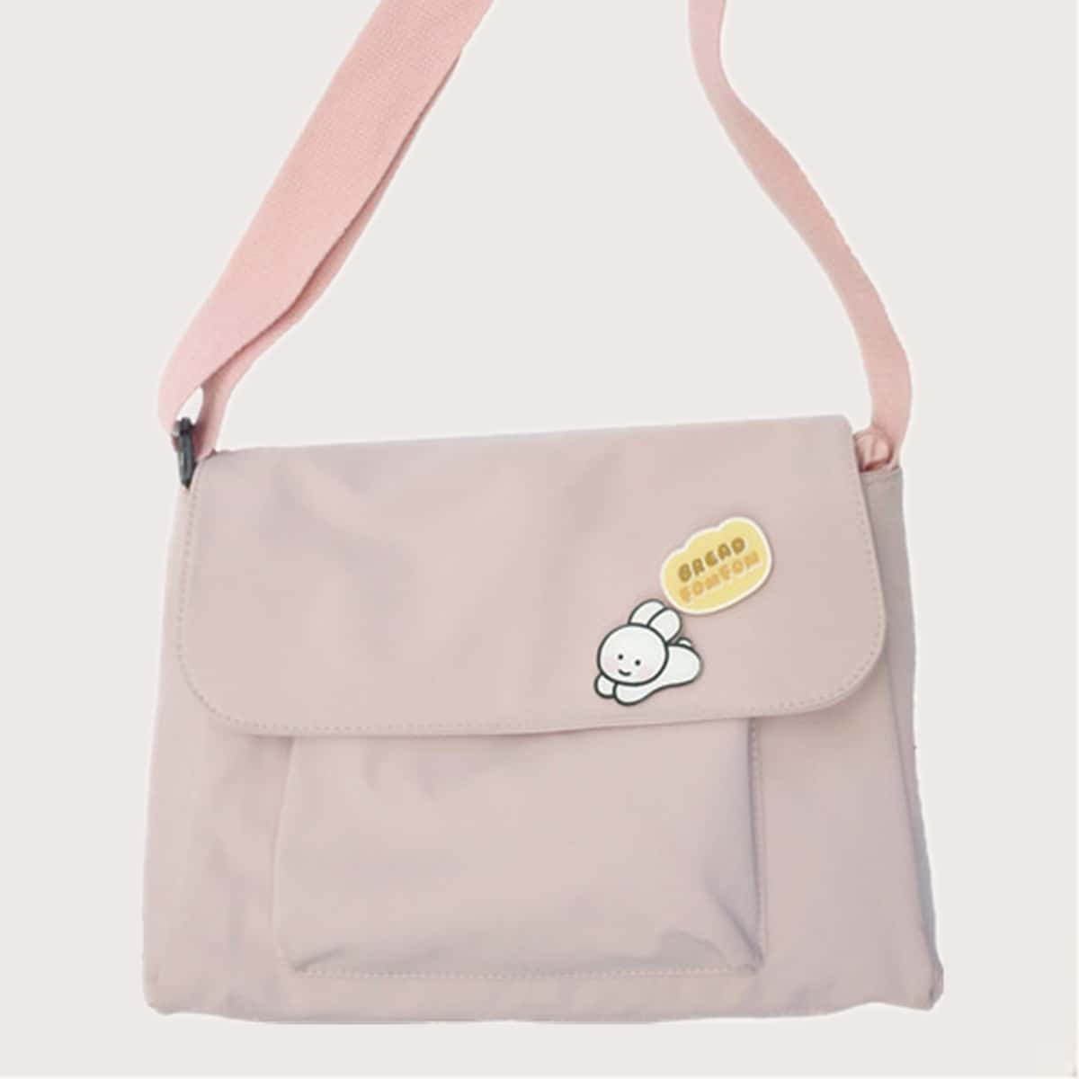 

Flap Crossbody Bag, Pink