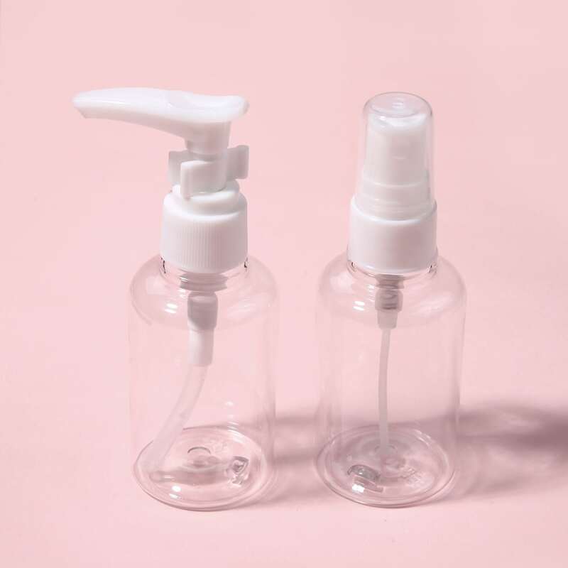 

2pcs Portable Travel Bottle Set, White