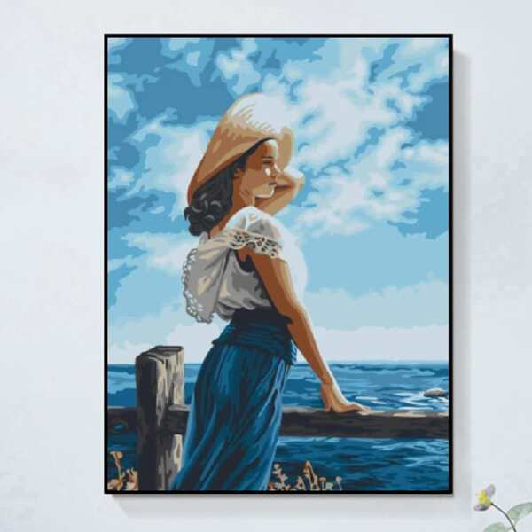 

Girl Print Diamond Painting Without Frame, Multicolor