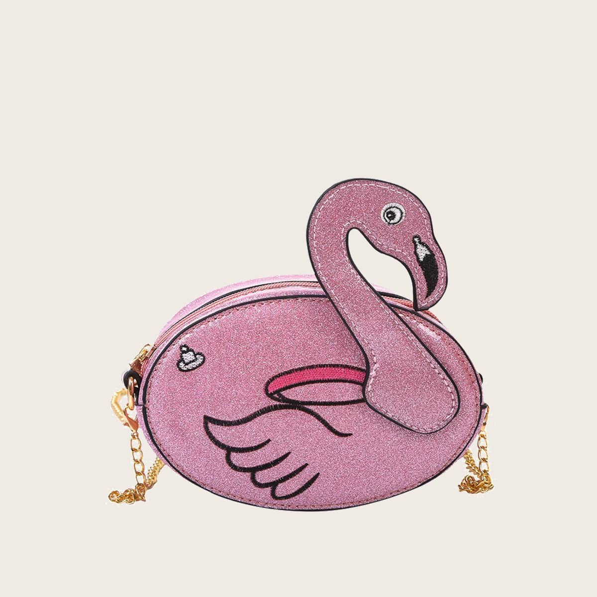 

Swan Shaped Crossbody Bag, Pink