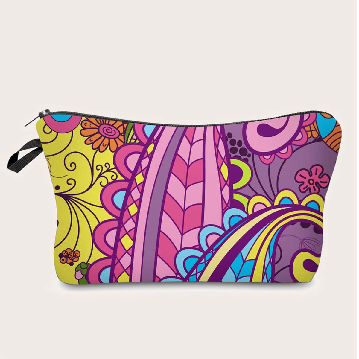 

Paisley Print Makeup Bag, Multicolor