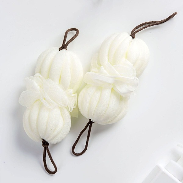 

1pc Foaming Bath Ball, Beige
