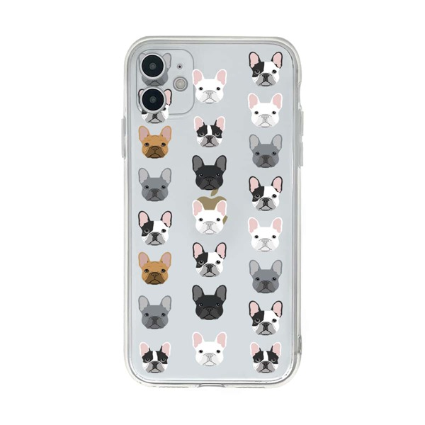 

Dog Print iPhone Case, Clear