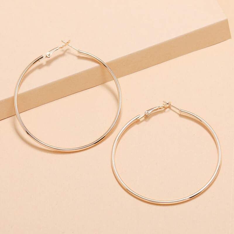 

Simple Hoop Earrings, Gold