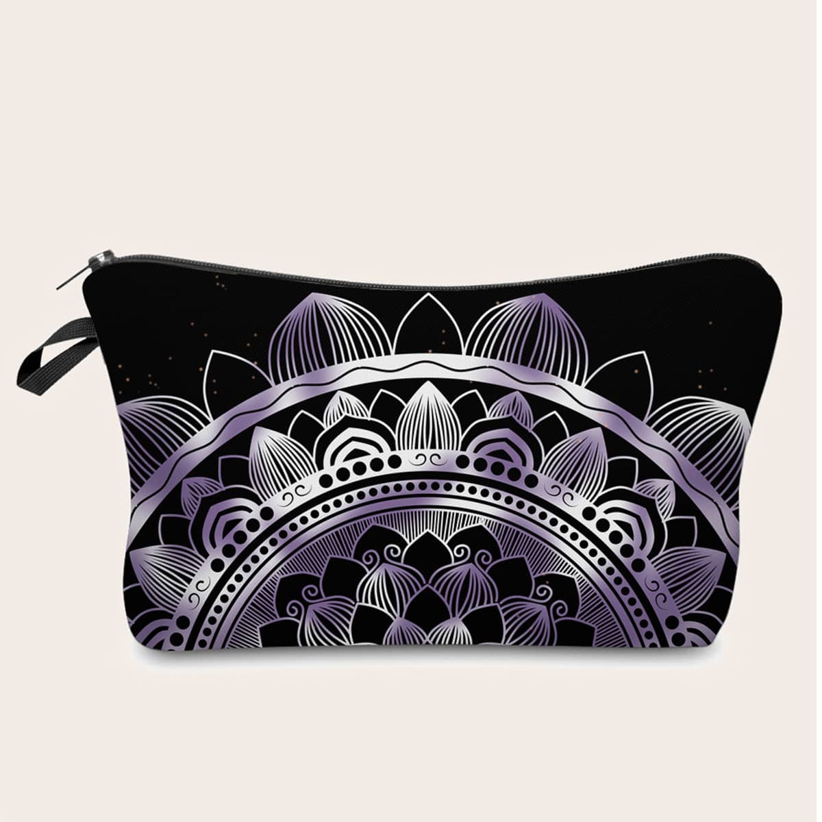 

Mandala Print Makeup Bag, Multicolor