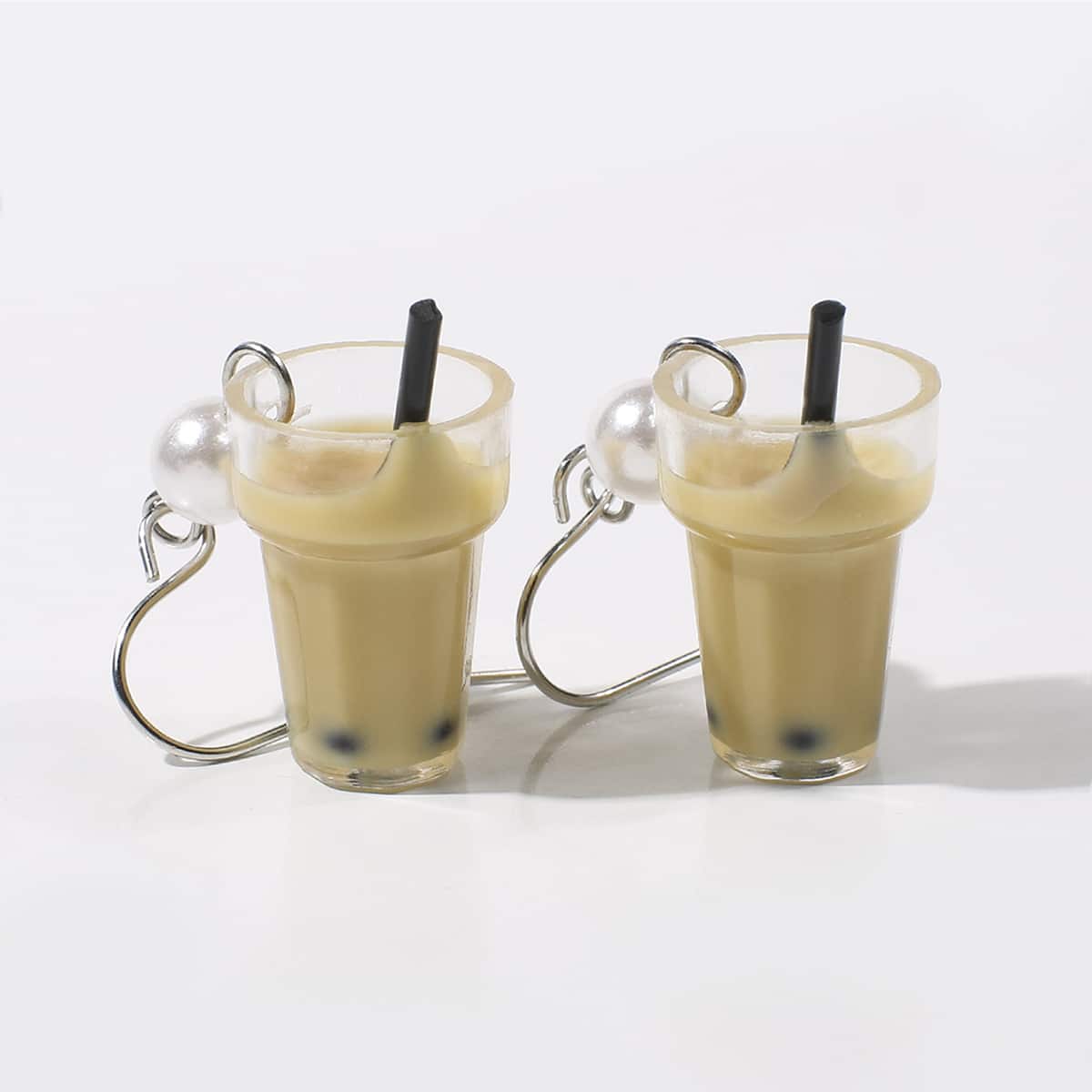 

Bubble Milk Tea Drop Earrings, Multicolor