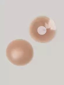 2pairs Silicone Nipple Cover Boob Pads - Apricot - View 3