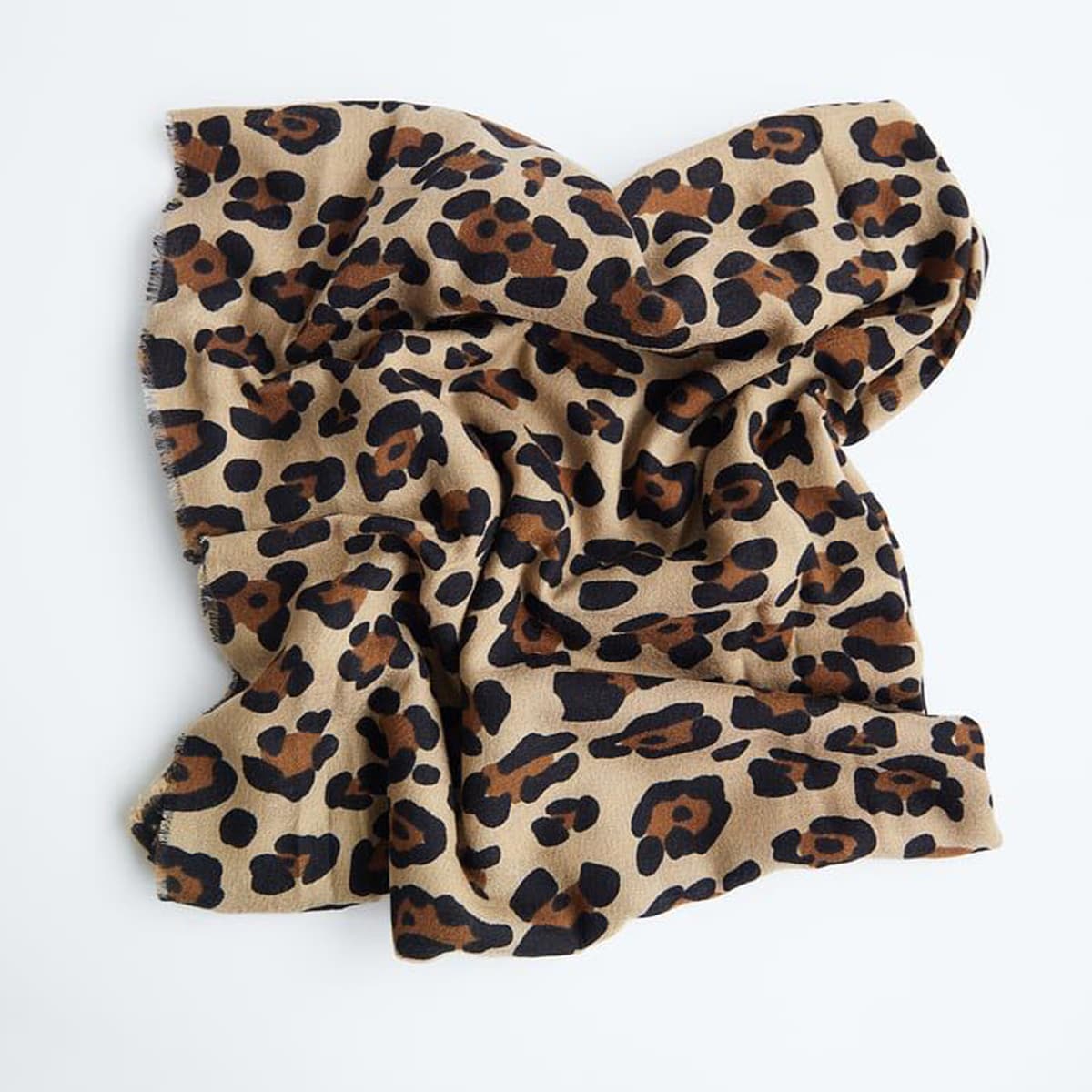 

Leopard Print Scarf, Multicolor