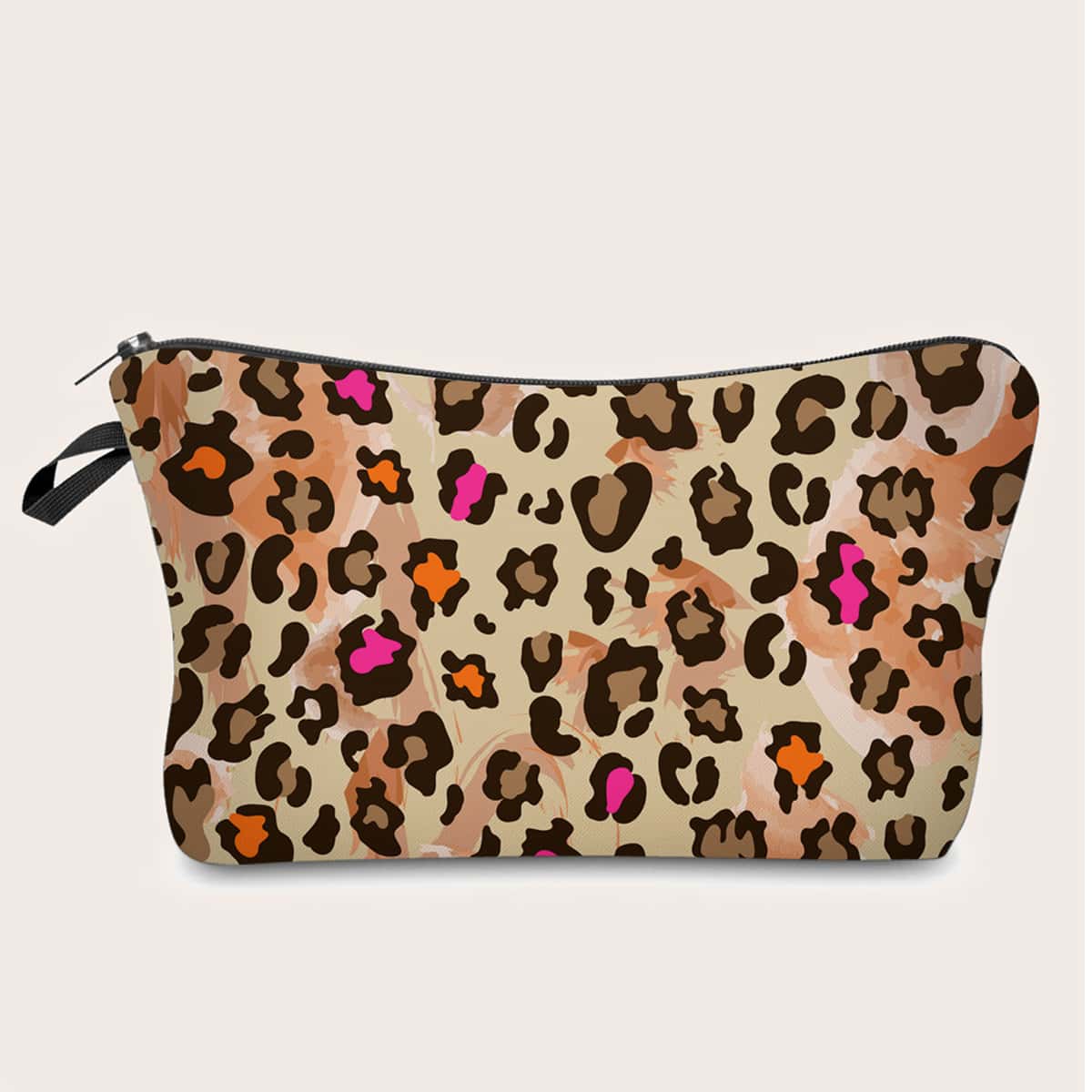 

Leopard Print Makeup Bag, Multicolor