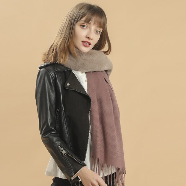 

Plain Fringe Hem Scarf, Multicolor
