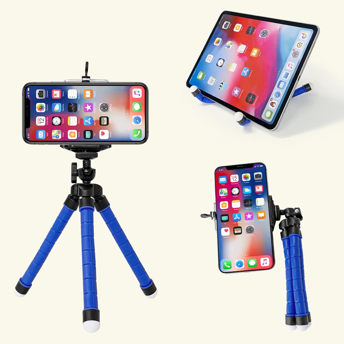 

1pc Multifunction Phone Tripod, Royal blue