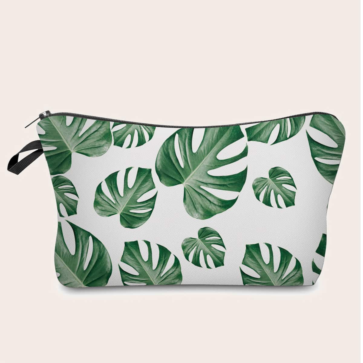 

Palm Print Makeup Bag, Multicolor