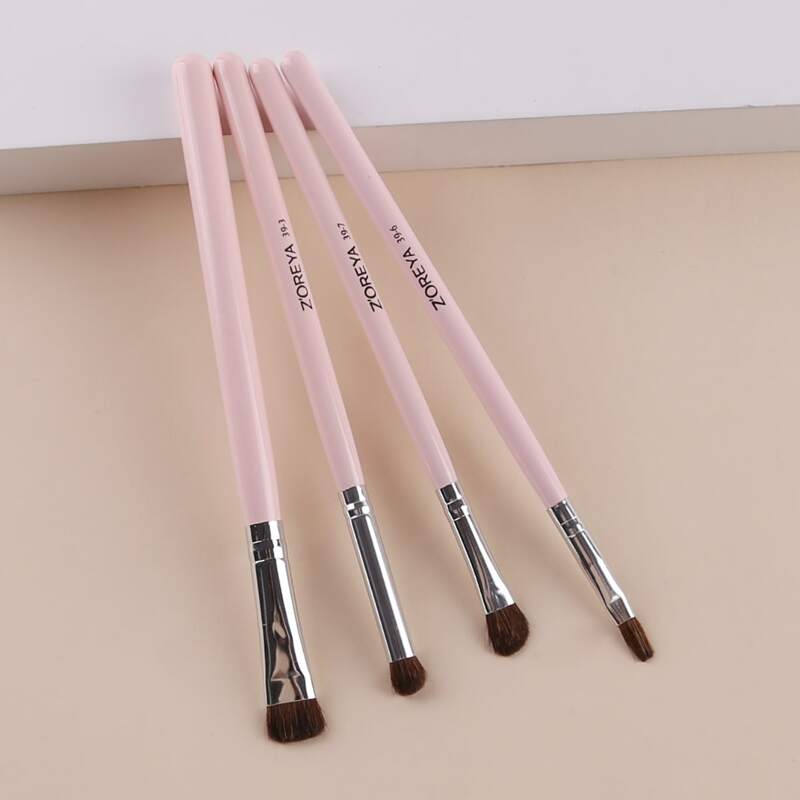 

4pcs Eyeshadow Brush Set, Pink