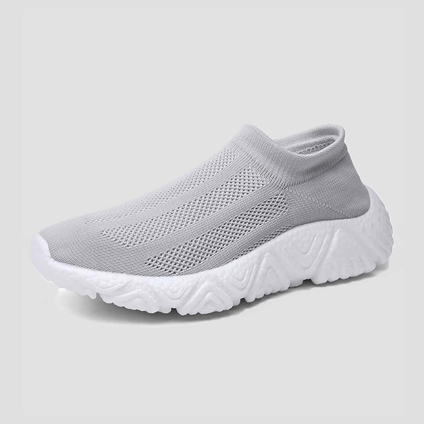 

Men Minimalist Knit Slip On Sneakers, Grey
