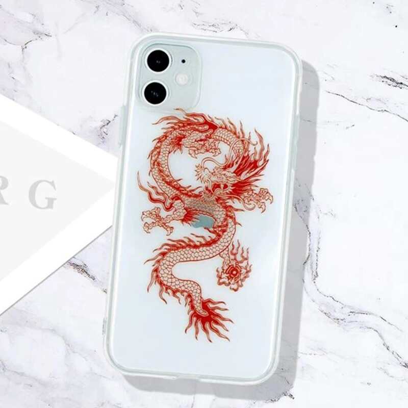 

Chinese Dragon Clear iPhone Case