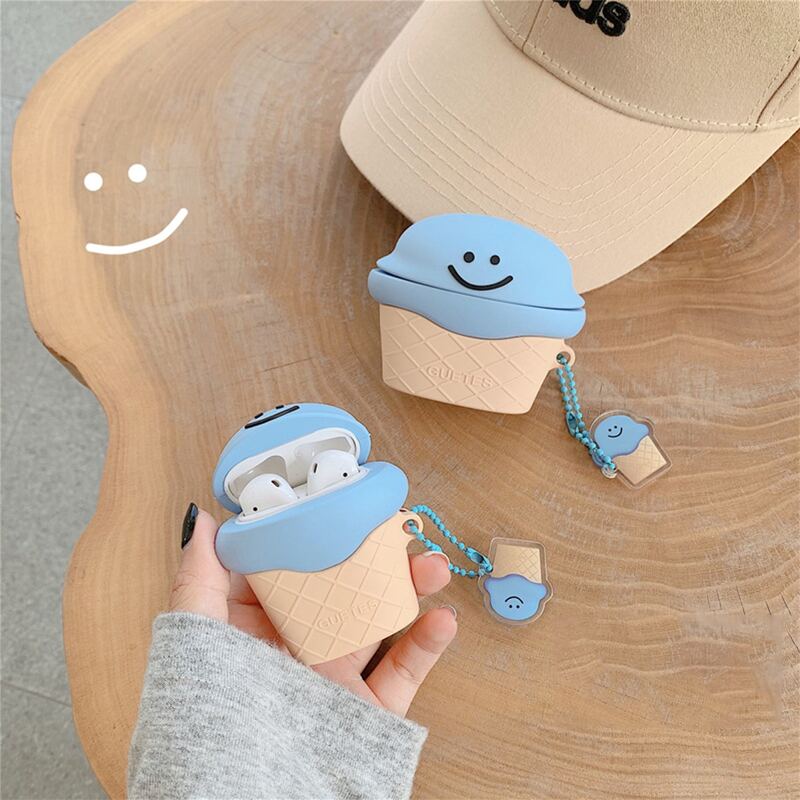 

Ice Cream Shaped AirPods Case, Multicolor