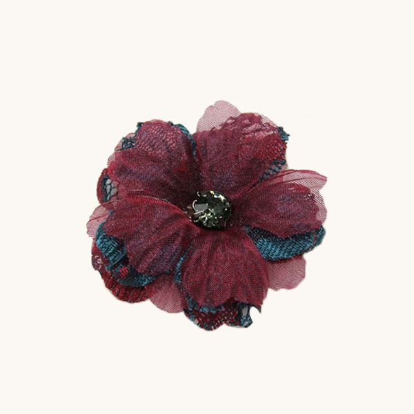 

Flower Decor Stand-Out Phone Holder, Burgundy