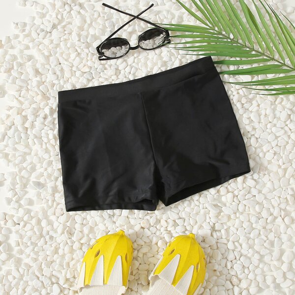 

Boys Plain Swim Shorts, Black
