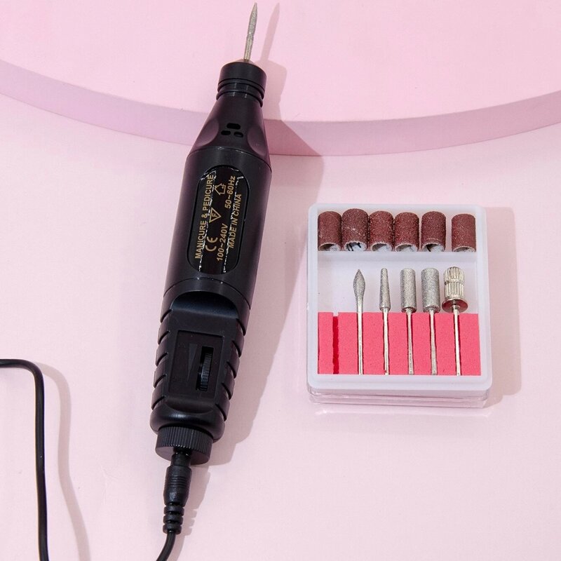 

1set Electric Nail Polishing Tool, Black