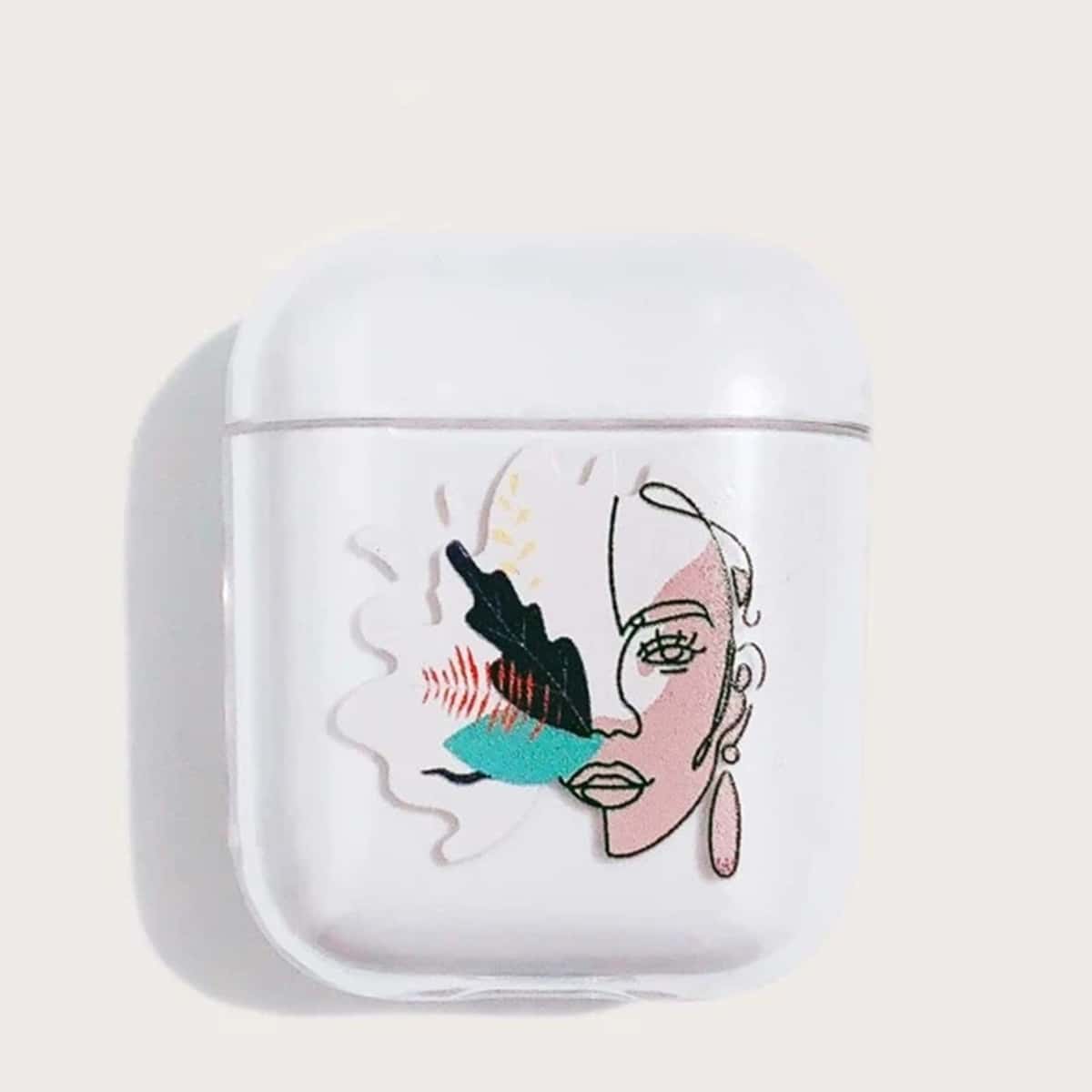 

Figure Graphic Clear AirPods Case, Multicolor